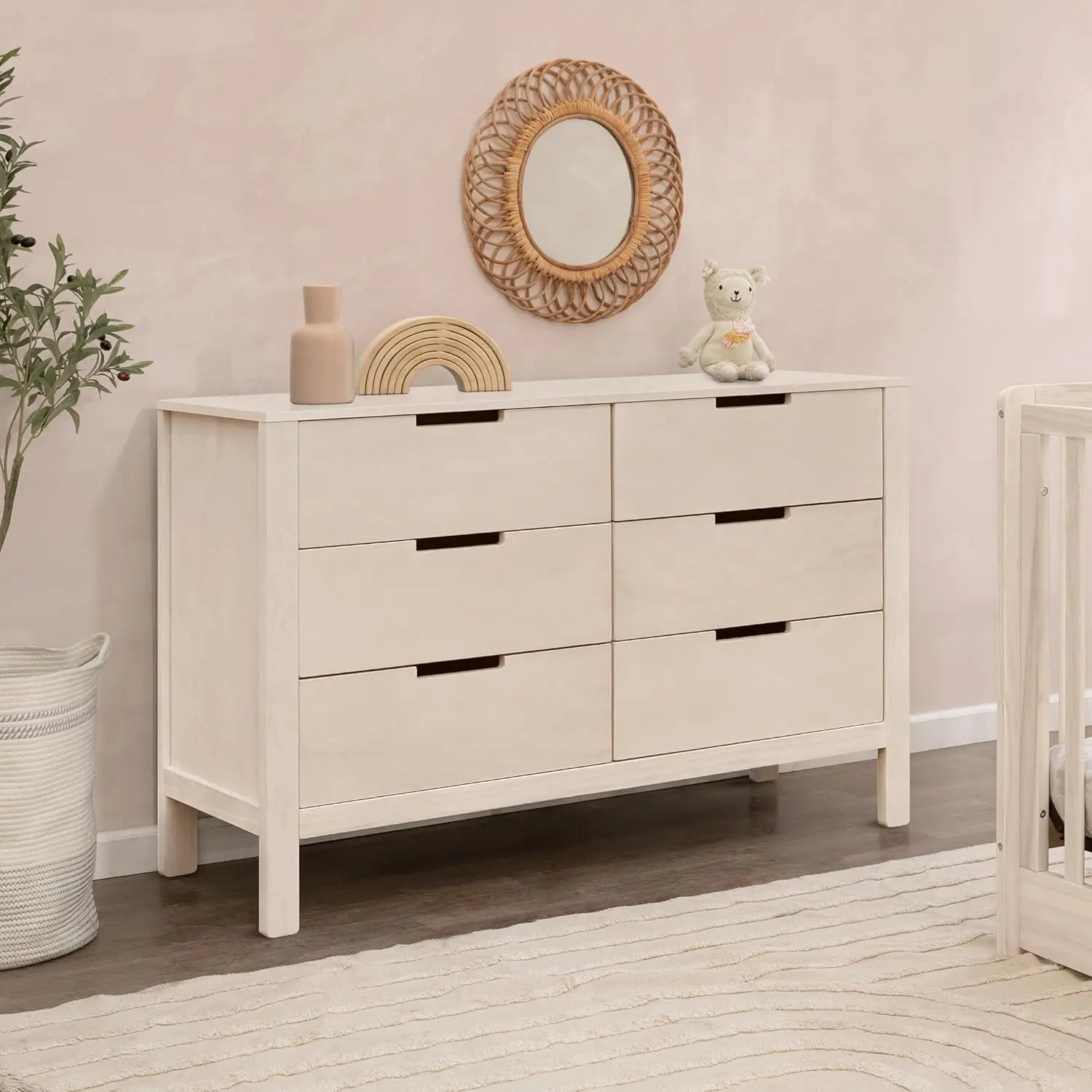 Baby Nursery Chest Of Drawers - 아기방용 더블 서랍장, 침실용 6단 서랍장