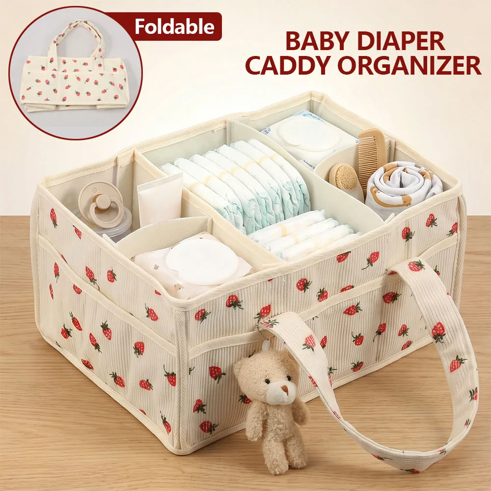 Baby Nursery Handles - 아기 기저귀 물티슈 바구니 정리함 휴대용