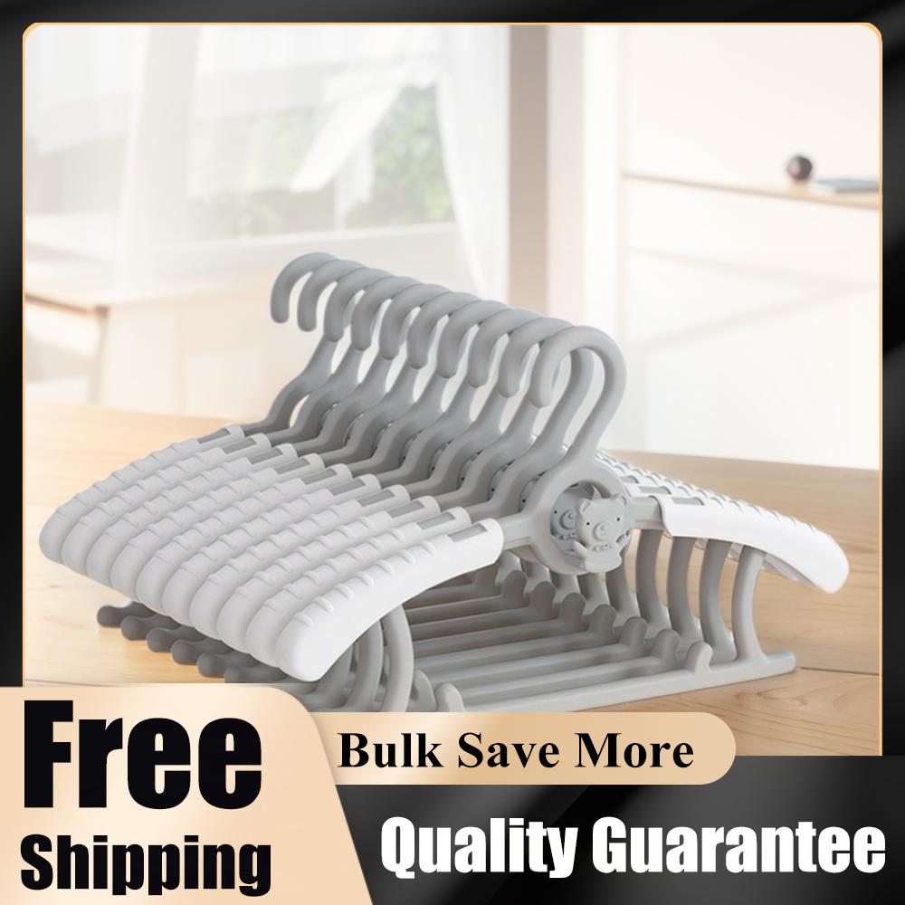 Baby Nursery Closet - 10개입 확장형 유아 바지걸이 아기 유아용