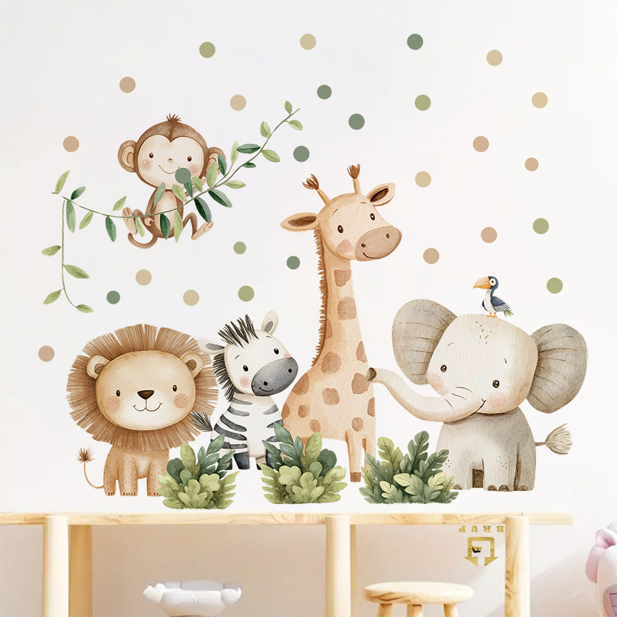 Boho 숲 동물 벽 스티커 어린이 방 소년 소녀 베이 - Baby Nursery Decor Boy 리뷰 및 가격