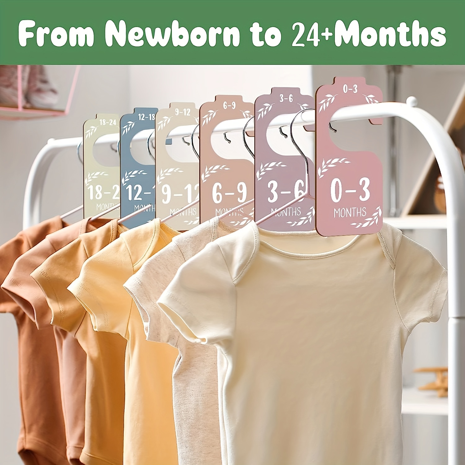 아기 옷 주최자에 대 한 8pcs 나무 아기 옷장 분배 - Baby Nursery Wardrobe 리뷰 및 가격