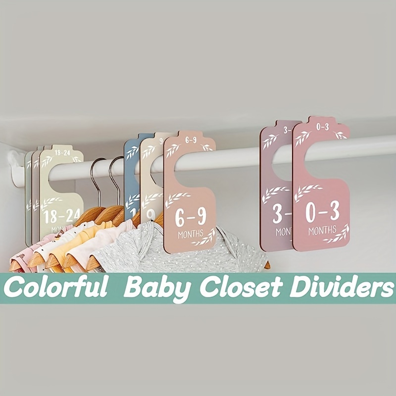 아기 옷 주최자에 대 한 8pcs 나무 아기 옷장 분배 - Baby Nursery Wardrobe 리뷰 및 가격