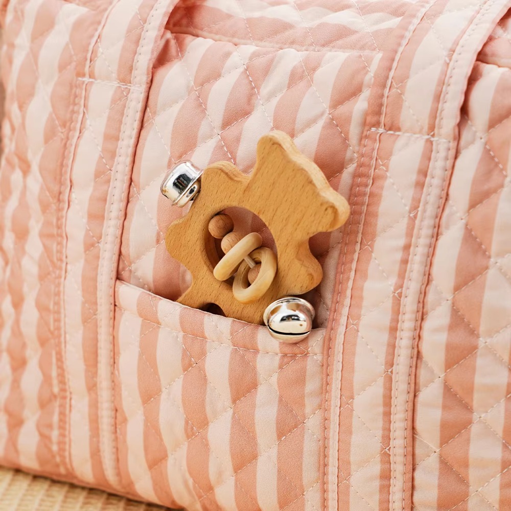 패션 퀼트 머미백 다기능 폴리에스터 원단 아기 기저귀  - Baby Nursery Bags 리뷰 및 가격