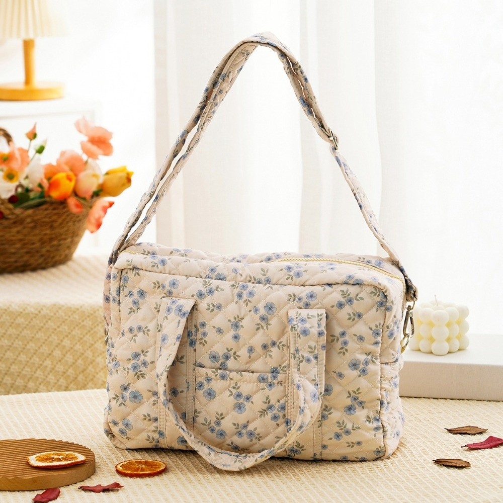 패션 퀼트 머미백 다기능 폴리에스터 원단 아기 기저귀  - Baby Nursery Bags 리뷰 및 가격