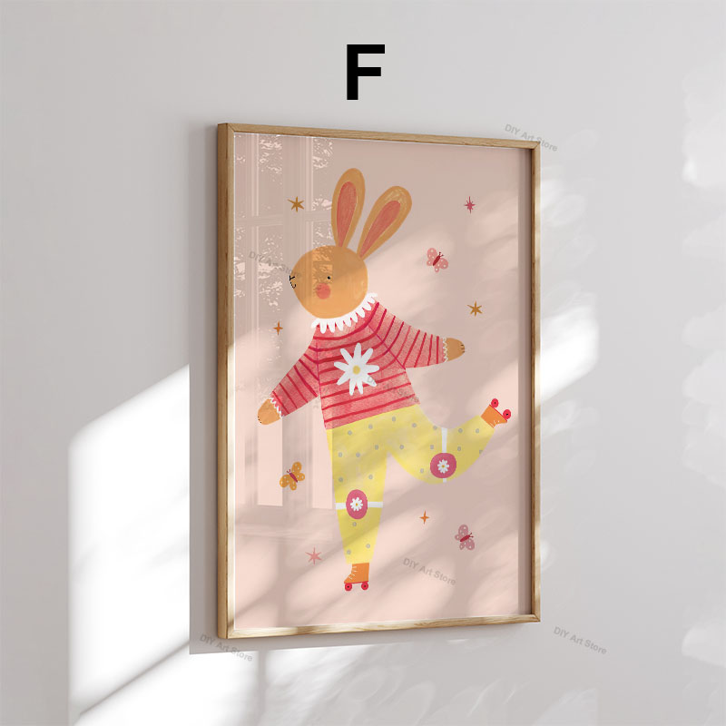 재미있는 만화 동물 보육원 벽 장식 캔버스 그림 곰 호 - Baby Nursery Wall Art 리뷰 및 가격