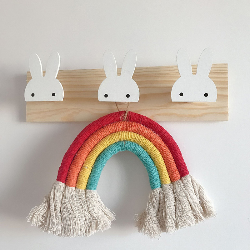 소녀 장식 후크 나무 벽 코트 랙 사랑스러운 아이스크림 - Baby Nursery Hooks 리뷰 및 가격