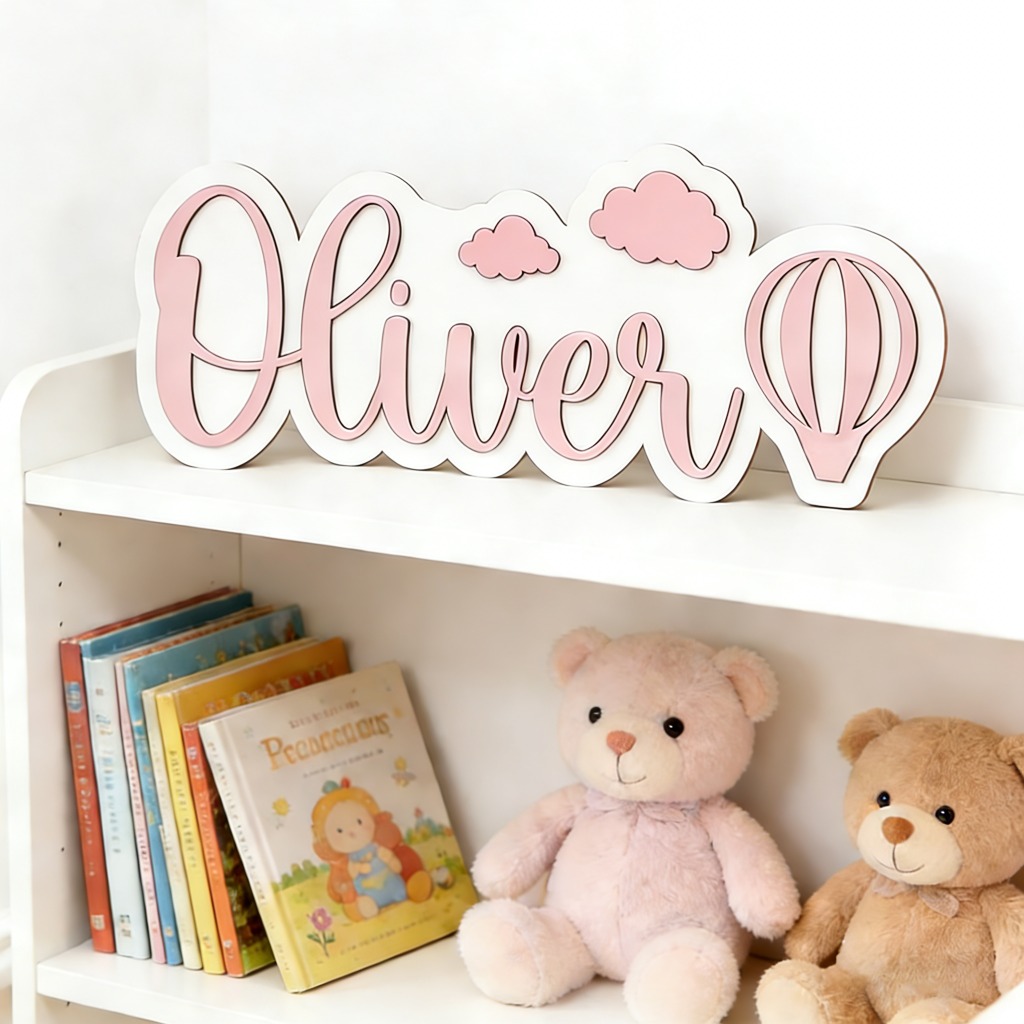 맞춤형 나무 이름표 |   불규칙한 모양, 현대적인 스 - Baby Nursery Decor Boy 리뷰 및 가격