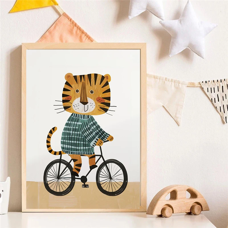 강아지 비행기 사자 자동차 동물 스케이트보드 호랑이 자 - Baby Nursery Wall Art 리뷰 및 가격