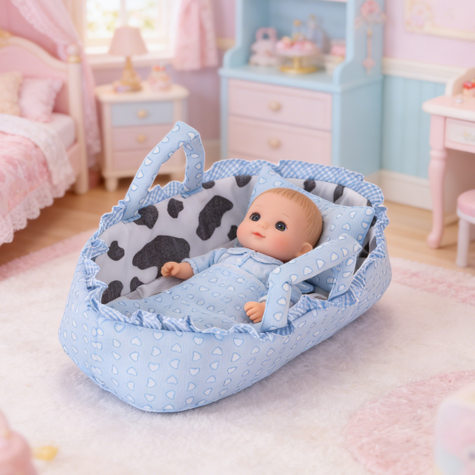 아기 요람 부드러운 바시넷 손잡이 역할놀이 휴대용 바구 - Baby Nursery Handles 리뷰 및 가격