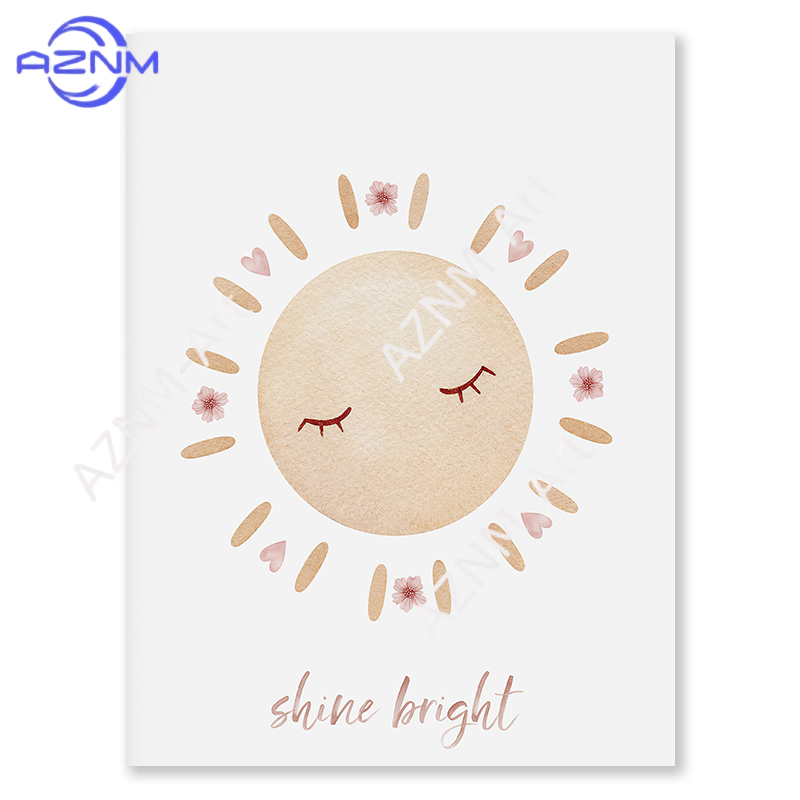 1PC/3PCS 스타일 레인보우 시리즈 캔버스 페인팅  - Baby Nursery Wall Art 리뷰 및 가격