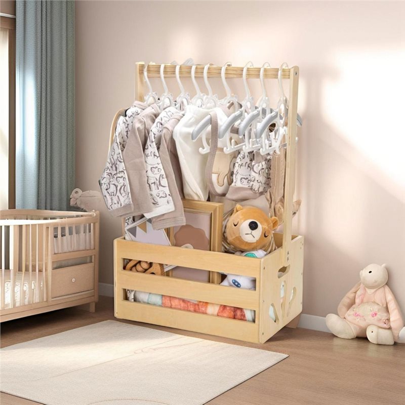 ABFU-손잡이가 있는 나무 베이비 샤워 선물 바구니, - Baby Nursery Closet 리뷰 및 가격