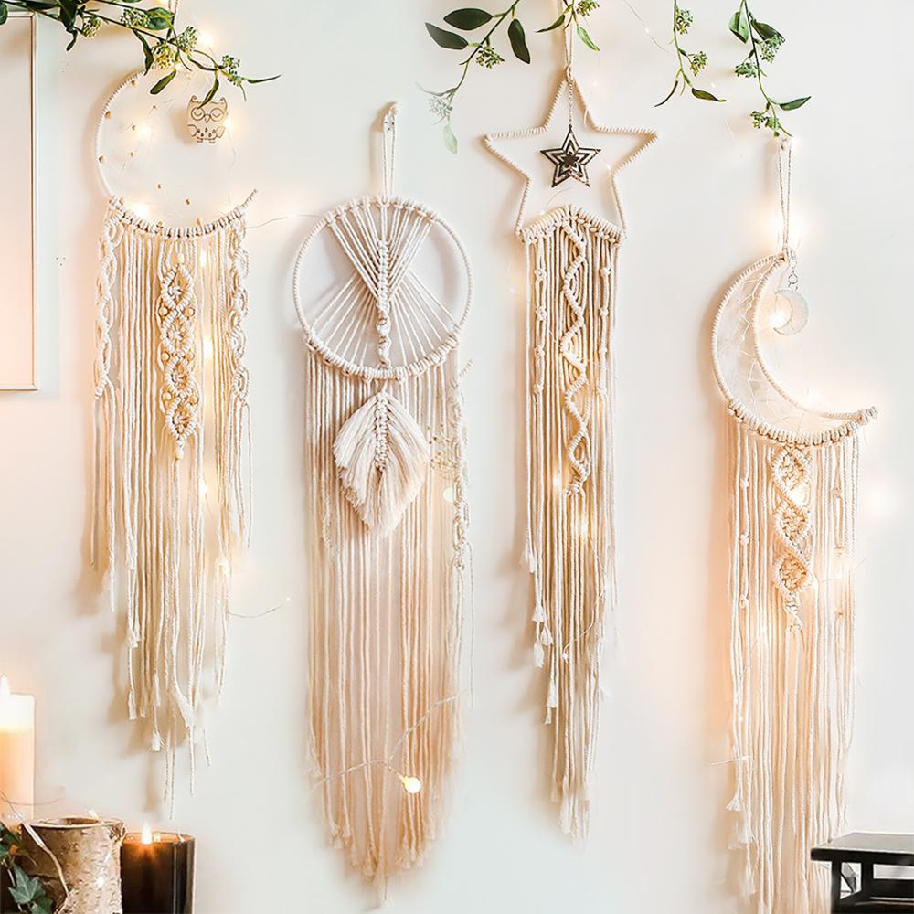 Macrame 드림 캐처 Boho 홈 장식 문 라마단  - Baby Nursery Needs 리뷰 및 가격