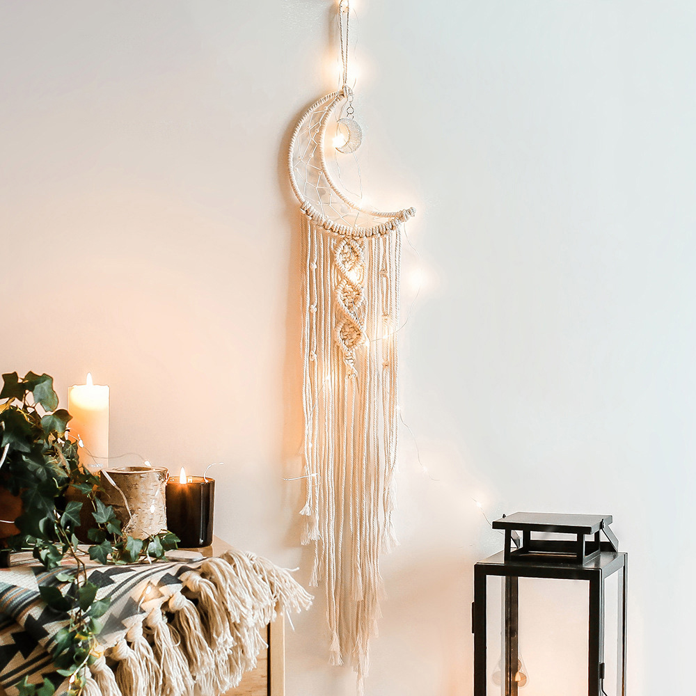 Macrame 드림 캐처 Boho 홈 장식 문 라마단  - Baby Nursery Needs 리뷰 및 가격