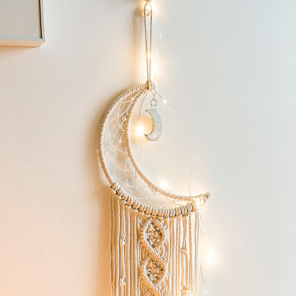 Macrame 드림 캐처 Boho 홈 장식 문 라마단  - Baby Nursery Needs 리뷰 및 가격