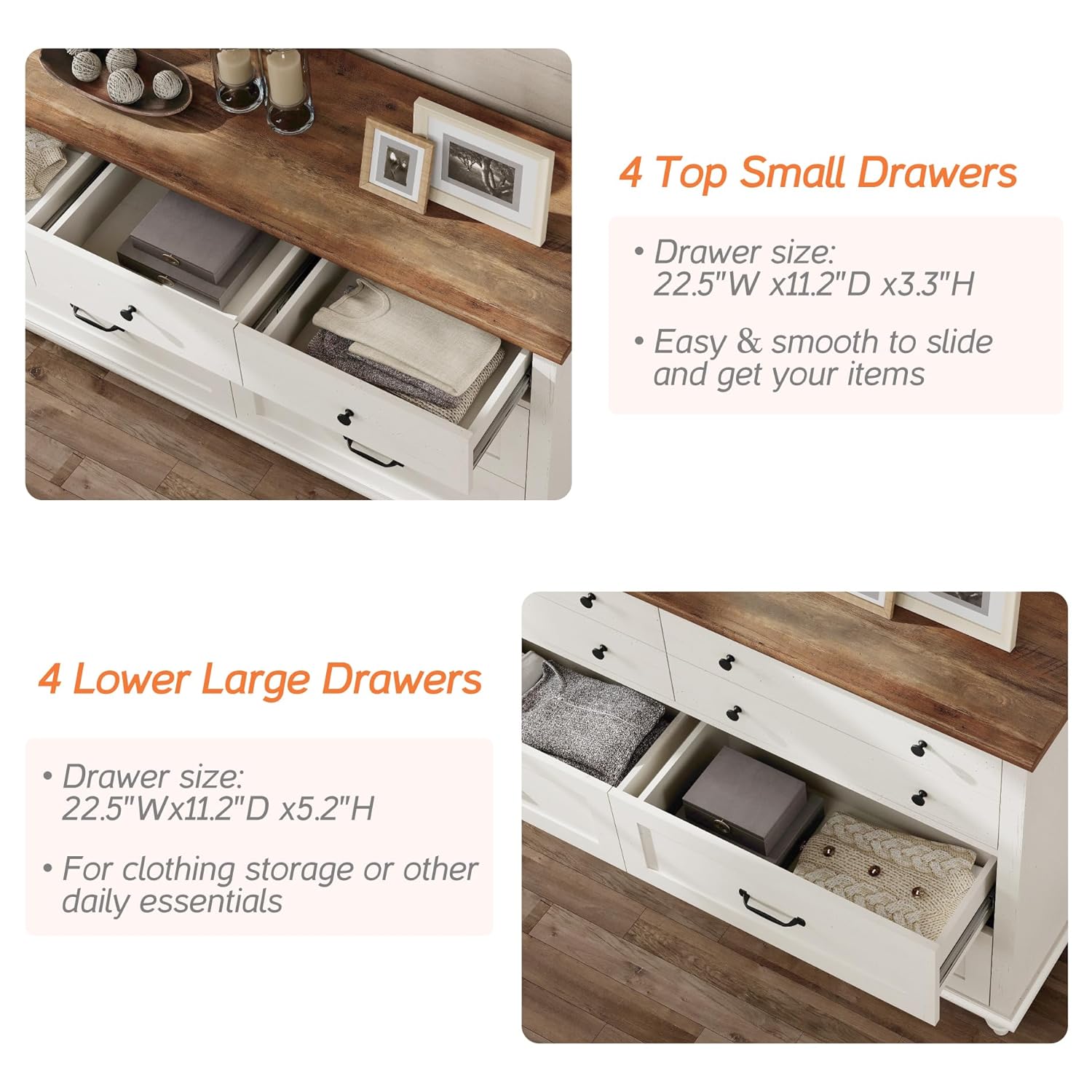 현대적인 디자인의 7단 서랍장, 수납 정리함, 화이트  - Baby Nursery Chest Of Drawers 리뷰 및 가격