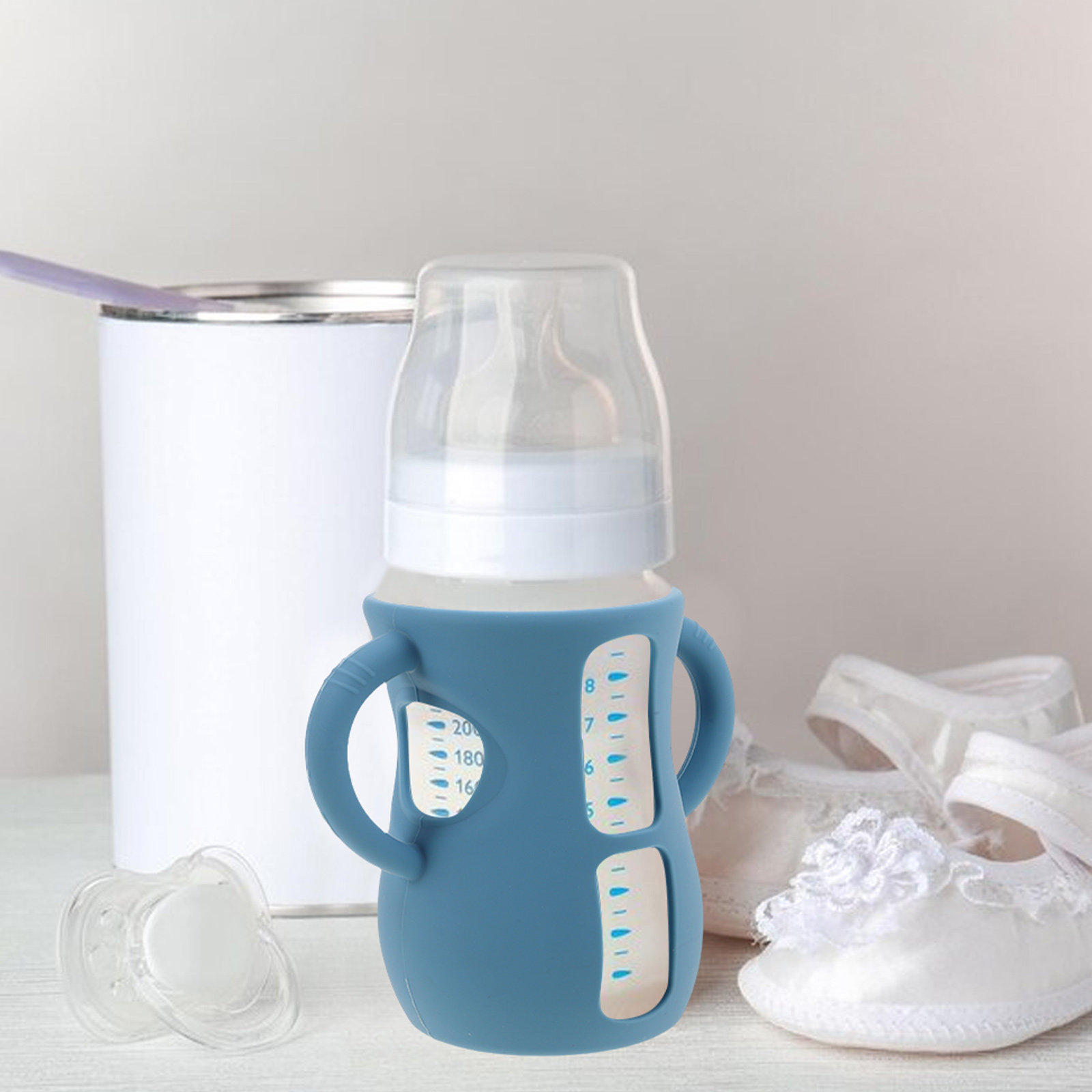 2개입 실리콘 젖병 슬리브 아기 젖병 보호대 손잡이 커 - Baby Nursery Handles 리뷰 및 가격