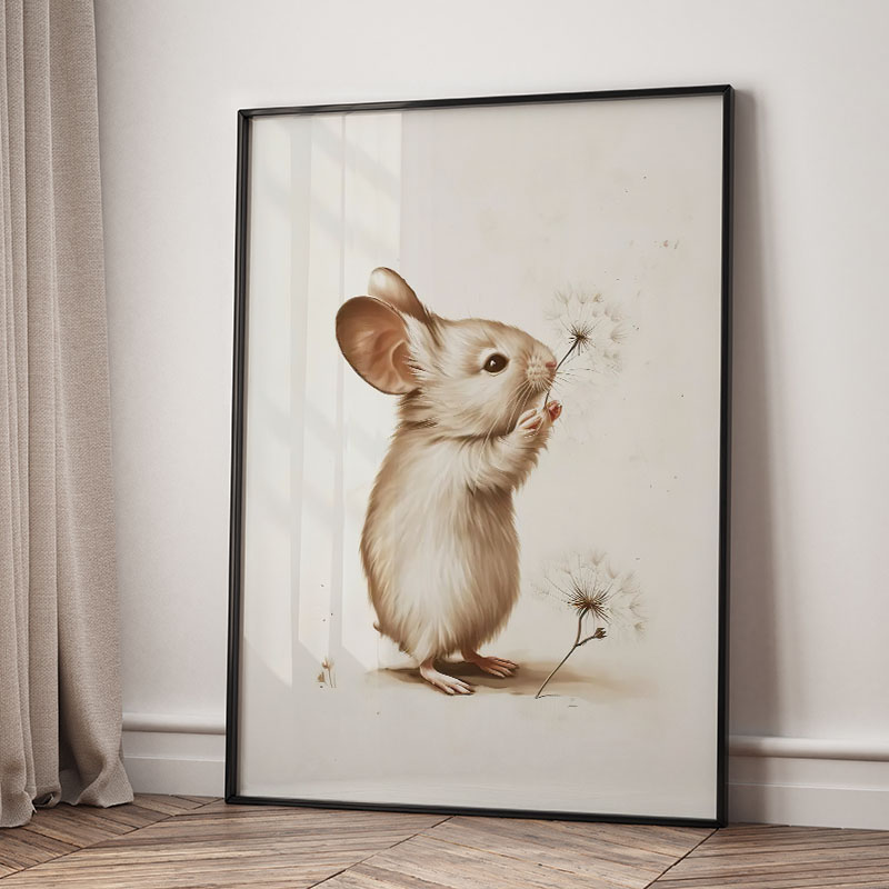 곰 토끼 여우 사슴 다람쥐 쥐 동물 포스터 보육원 벽  - Baby Nursery Wall Art 리뷰 및 가격